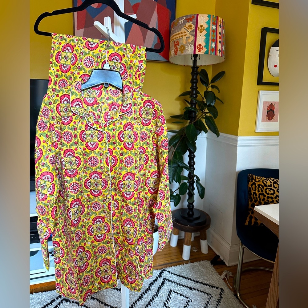 Block Print loungewear, Coord set, Pajamas.